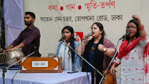 গান, কবিতা ও স্মৃতিচারণে  সত্যেন সেনকে স্মরণ