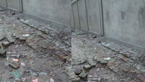 বিদ্যালয়ের রাস্তা দখল করে প্রাচীর নির্মাণের অভিযোগ