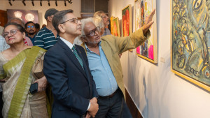 রং, রেখা ও রবীন্দ্র আলোয় ‘সম্প্রীতি’