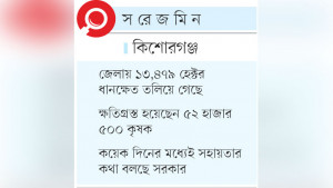 ফসলডুবির পর ঋণের চক্রে হাওরের কৃষক
