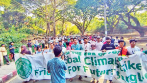 জলবায়ু ন্যায়বিচারের দাবিতে তরুণ নেতৃত্ব