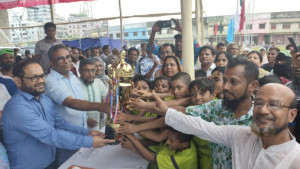 চাঁদপুরে প্রাথমিক বিদ্যালয় গোল্ডকাপ ফুটবলের সমাপনী