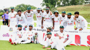 টেস্ট র‍্যাঙ্কিংয়ে প্রথমবারের মতো সাতে বাংলাদেশ