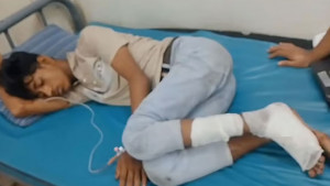 ছিনতাইকারী ধরতে গিয়ে হামলার শিকার পুলিশ, গুলিবিদ্ধ ছিনতাইকারী গ্রেপ্তার 