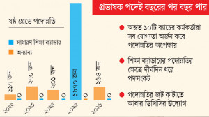 পদোন্নতিজটে শিক্ষা ক্যাডার