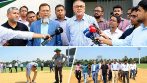 আনভীর ক্রিকেট স্টেডিয়াম দেখে সন্তুষ্ট বিসিবির প্রতিনিধি দল