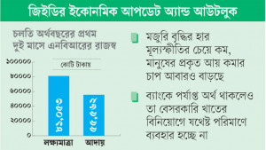 এনবিআরের রাজস্ব আদায়ে ২৫,৪৯১ কোটি টাকা ঘাটতি