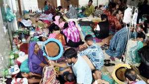 হাম উপসর্গ নিয়ে এক দিনে হাসপাতালে ভর্তি ৪৬ জন
