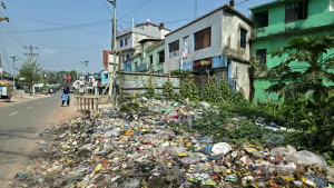 নির্ধারিত জায়গা না থাকায় যত্রতত্র ভাগাড়