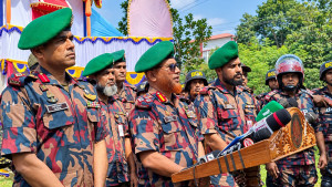 দুর্গাপূজার নিরাপত্তায় রংপুর রিজিয়নে ১৩৫ প্লাটুন বিজিবি মোতায়েন