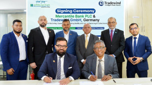 মার্কেন্টাইল ব্যাংক ও ট্রেডউইন্ডের মধ্যে সমঝোতা স্মারক সই