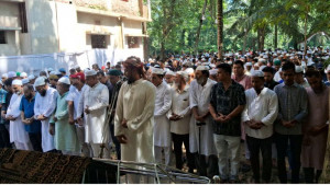 পুলিশ-বিএনপির পাহারায় ছাত্রলীগের সাবেক সাধারণ সম্পাদক রোটনের দাফন সম্পন্ন