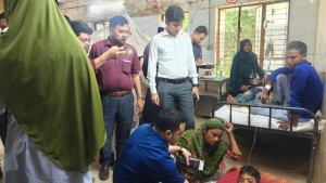 দেবীগঞ্জে স্কুল ফিডিংয়ের দুধ পান করে ১৭ শিক্ষার্থী হাসপাতালে