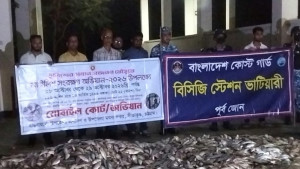 সন্দ্বীপ চ্যানেলে অভিযান চালিয়ে সাত টন মা ইলিশ জব্দ