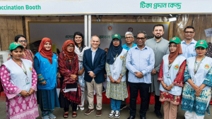 যুক্তরাষ্ট্রের সহায়তায় দেশের ৩৪ লাখ শিশুকে হাম-রুবেলা টিকাদান কার্যক্রম