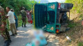 সাজেক থেকে ফেরার পথে গাড়ি উল্টে ৭ পর্যটক আহত