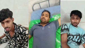 অভিযানে পুলিশের গুলিতে আহত ২, গ্রেপ্তার ৪