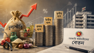মূল্যস্ফীতির শঙ্কায় তিন ধাপে সরকারি কর্মচারীদের বেতন