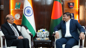 প্রধানমন্ত্রীর প্রতিরক্ষা উপদেষ্টার সঙ্গে ভারতের হাইকমিশনারের সাক্ষাৎ