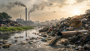 অব্যবস্থাপনায় দূষণ ছড়াচ্ছে বর্জ্য