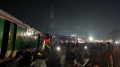 সান্তাহারে কুড়িগ্রাম এক্সপ্রেস লাইনচ্যুত, ট্রেন চলাচল বন্ধ