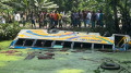 বরিশালে নিয়ন্ত্রণ হারিয়ে যাত্রীবাহী বাস পুকুরে, নিহত ১