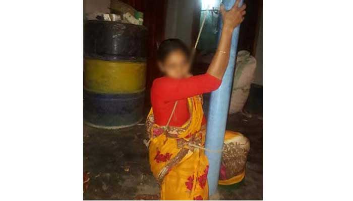 যৌন হয়রানির প্রতিবাদ করায় দম্পতিকে বেঁধে নির্যাতন
