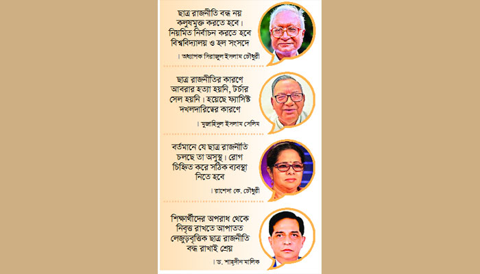 চাই ছাত্র রাজনীতির আমূল সংস্কার