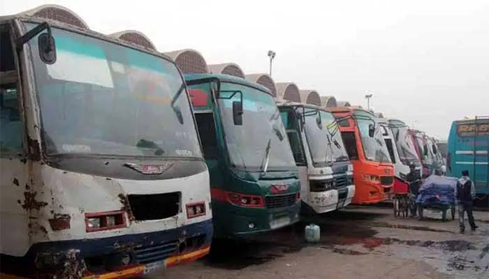 খুলনা থেকে ৪ রুটে বাস বন্ধ