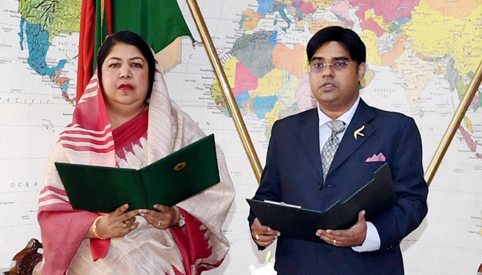 শপথ নিলেন সাদ এরশাদ
