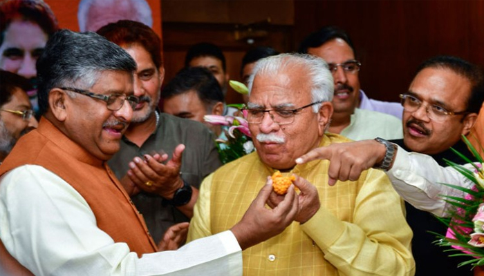 বিতর্কিত খট্টরই ফের হরিয়ানার মুখ্যমন্ত্রী