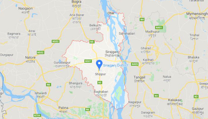 সিরাজগঞ্জে বাস-ট্রাকের মুখোমুখি সংঘর্ষে নিহত ১