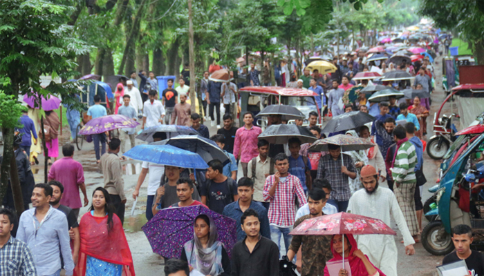 ভোগান্তির পরও স্বস্তির ভর্তি পরীক্ষা শাবিতে