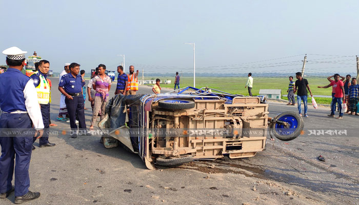 ভাঙ্গায় ট্রাকের ধাক্কায় অটোচালক নিহত