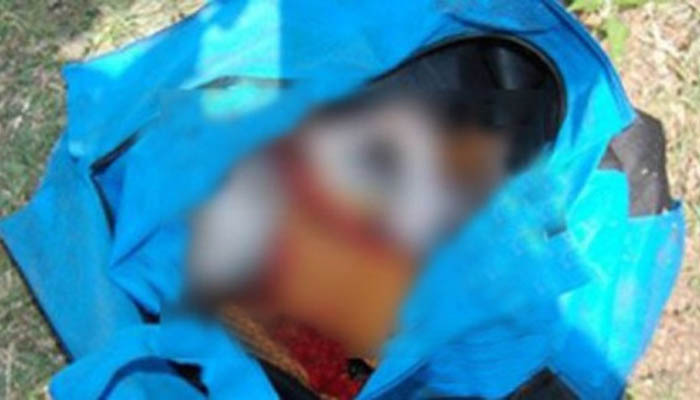 নবজাতকের লাশের ব্যাগটি টানাহেঁচড়া করছিল কুকুর