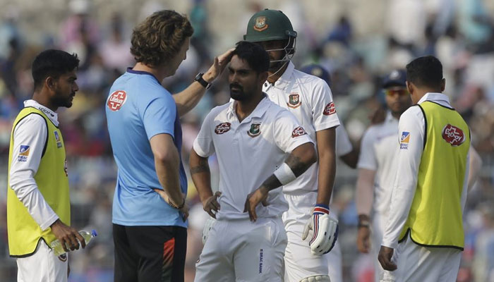 লিটনের কনকাশনে বদলি মেহেদি মিরাজ