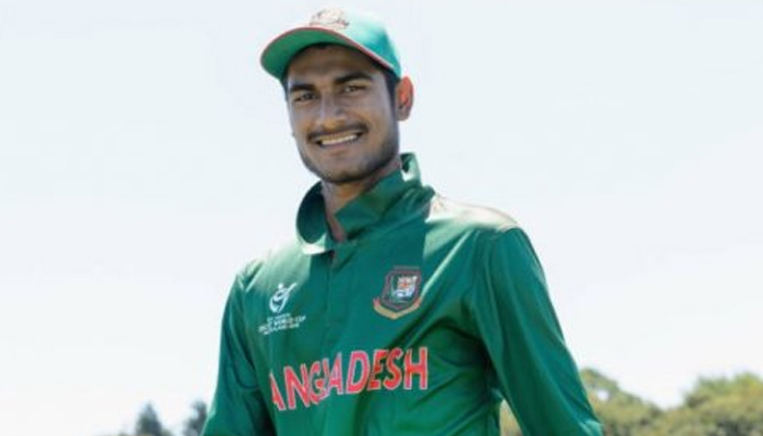 নাঈম শেখের অভিষেক
