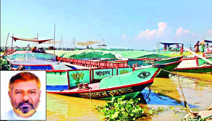 বেড়া মেয়রের অবৈধ বন্দর যমুনায়