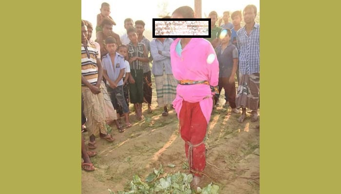 বগুড়ায় নারীকে খুঁটিতে বেঁধে নির্যাতন, গ্রেপ্তার ১