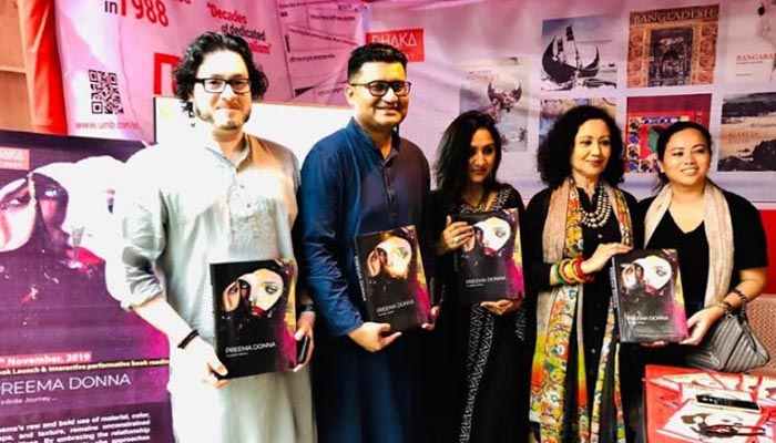ঢাকা লিট ফেস্টে 'প্রিমা ডোনা'র বইয়ের মোড়ক উন্মোচন