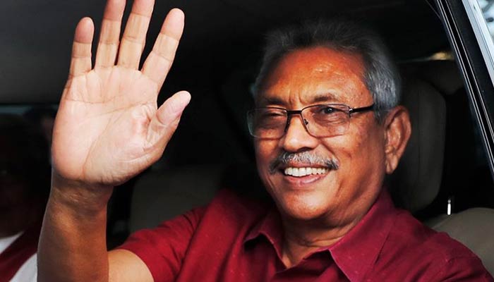 লংকান প্রেসিডেন্ট হিসেবে শপথ নিলেন গোটাবায়া রাজাপাকসে