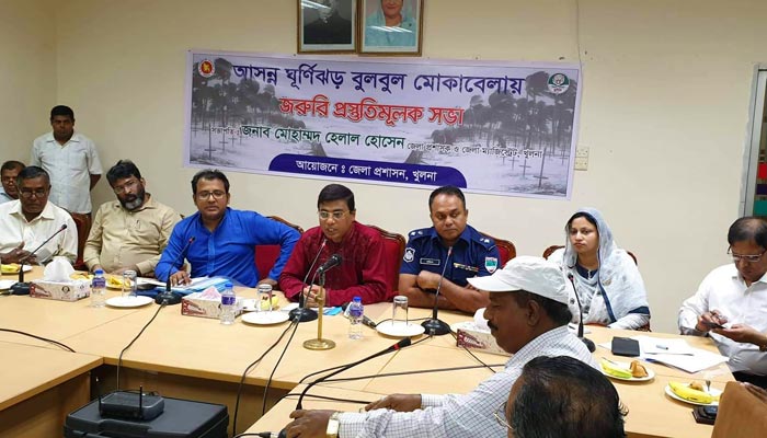 ঘূর্ণিঝড় ‘বুলবুল’ মোকাবেলায় খুলনায় ব্যাপক প্রস্তুতি