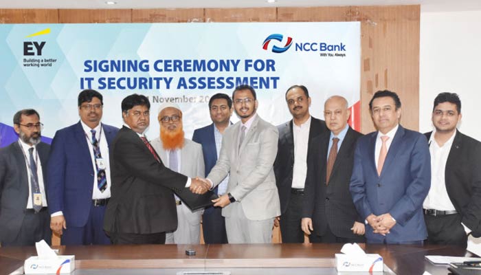 আরনেস্ট অ্যান্ড ইয়ং ও এনসিসি ব্যাংকের মধ্যে চুক্তি সই