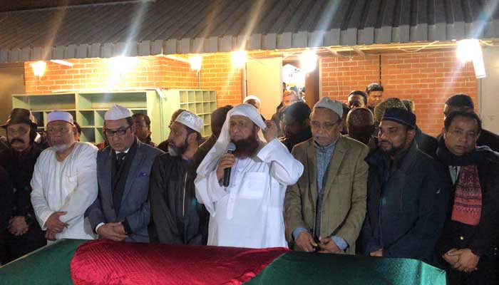 নিউইয়র্কে সাদেক হোসেন খোকার প্রথম জানাজা অনুষ্ঠিত