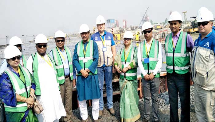 সংসদীয় স্থায়ী কমিটির রূপপুর পারমাণবিক বিদ্যুৎ প্রকল্প পরিদর্শন