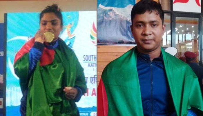 মাবিয়ার পর জিয়ারুলের সাফল্য, ষষ্ঠ স্বর্ণ বাংলাদেশের