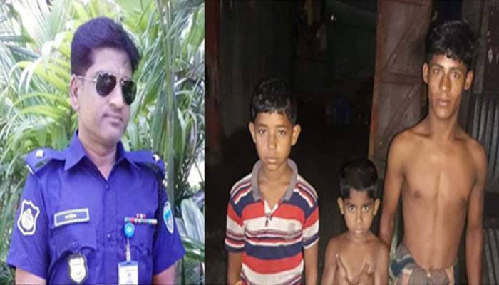 ওসির সাহসিকতায় প্রাণ বাঁচল ৩ শিশুর