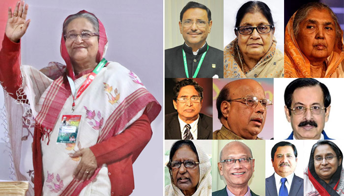 আওয়ামী লীগের নতুন কমিটিতে আছেন যারা