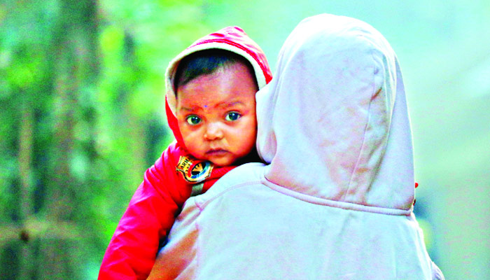 শীতে জীবন কাবু
