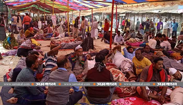 খুলনায় অনশনে অসুস্থ শতাধিক শ্রমিক